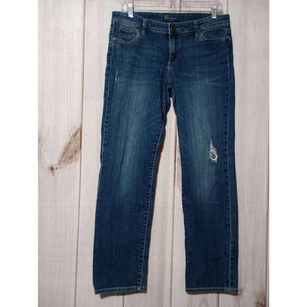 Kut From the Kloth Jeans Ladies‎ 10 Straight Leg Mid Rise